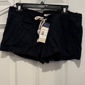 Roxy Women's High Waist Black Shorts